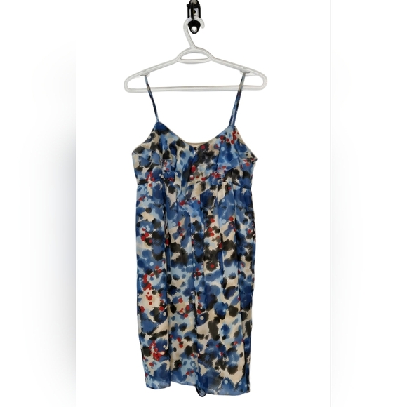 Floral Spaghetti Strap Babydoll Spring Bohemian Size M Spaghetti Strap Dress - Picture 1 of 6
